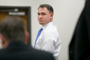 Bryce Cazier appears at the 4th District Court in Provo on Wednesday, Jan. 14, 2015. Cazier, a student at BYU, had been accused of operating a meth lab in his apartment. He pleaded guilty Wednesday morning to a charge of operating a clandestine laboratory, which was reduced to a second-degree felony. SPENSER HEAPS, Daily Herald