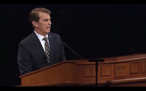 Brother Randall L. Ridd addressed young adult listeners at the Church's first Worldwide Devotional for Young Adults on Jan 11. He spoke about doing things for the right reasons. (LDS.org)