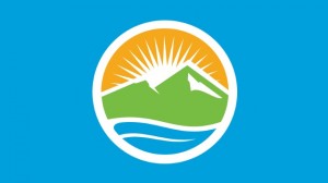 The new Provo city flag shows the Provo City seal on a light blue background. (Provo City)