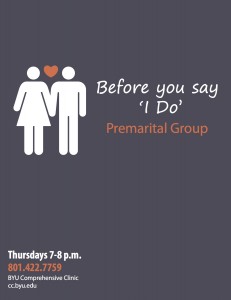 BYU's Comprehensive Clinic will offer a Premarital Group for couples preparing for marriage. (Brittany Condie)