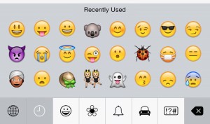 Jeff Orgill's recently used emojis. (Cassidy Phillips)