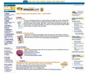 Screenshot of amazon.com