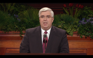 Elder Jose A. Teixera speaks at the Sunday Morning Session of the 185th Annual General Conference. (LDS.org) 