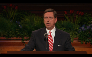 Elder Kevin W. Pearson speaks at the concluding session of the 185th Annual General Conference on Sunday, April 5. (LDS.org)