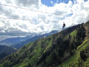 Sundance's Ziptour soars over the breathtaking views of the Rocky Mountains. This one of a kind zipline expects to bring visitors from around the country. (Czar Johnson)