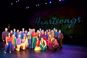 Young Ambassadors on-stage after a performance of their show Heartsongs: Melodies of Love.