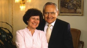 Elder and Sister L. Tom Perry. He married Barbara Dayton in 1976 after his first wife passed away. (LDS Newsroom)