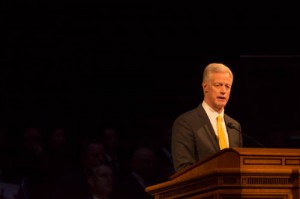 BYU President Kevin J Worthen spoke at first fall 2015 campus devotional.  His topic was on character building. 