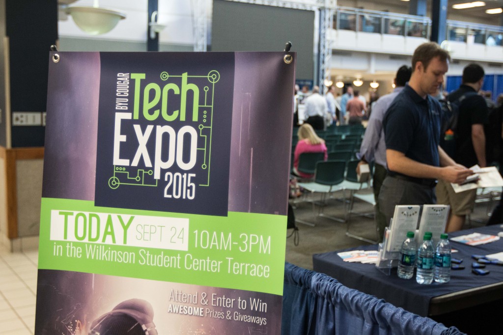 BYU TechExpo 2015. This event featured many different products including a 3D printer and a smartpen.