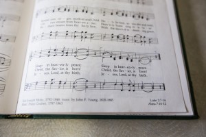 BYU editing professor Marvin Gardner was inspired to find a comma error in "Silent Night" during the hymnbook's final stages of production. (Ari Davis)