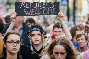 Refugee March (AP Photo/Geert Vanden Wijngaert)