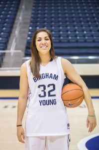 Kalani Purcell is a new recruit for the BYU women's basketball team. Purcell played on the New Zealand national team and for Hutchinson Community College prior to coming to BYU. (Maddi Driggs)