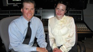 Stephanie and Christian Nielson share their faith-building story of survival and recovery from a plane crash with a Mormon Channel audience. Photo: Mormon Newsroom