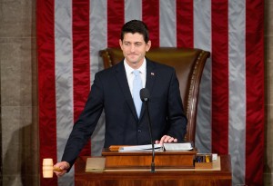 Newly elected House Speaker Paul Ryan of Wis., gavels in the House Chamber on Capitol Hill in Washington, Thursday, Oct. 29, 2015. Republicans rallied behind Ryan to elect him the House's 54th speaker on Thursday as a splintered GOP turned to the youthful but battle-tested lawmaker to mend its self-inflicted wounds and craft a conservative message to woo voters in next year's elections. (AP Photo/Andrew Harnik)