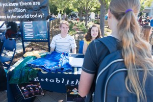 BYUSA hosts Involvapalooza every semester to introduce students to on-campus clubs and groups. BYUSA is the student association at Brigham Young University.