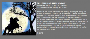 The Covey Center for the Arts puts on "The Legend of Sleepy Hollow." (coveycenter.org)