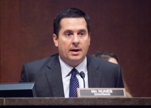 House Intelligence Committee Chairman Rep. Devin Nunes, R-Calif. speaks on Capitol Hill in Washington, Thursday, Sept. 10, 2015, during the committee's hearing on cyber threats. Nunes says his committee will look into a report the U.S. spied on the Israeli prime minister and in the process swept up communications with Congress. Nunes of California tells The Associated Press that he's asked the director of National Intelligence and the head of the National Security Agency to come to Capitol Hill in January 2016 to brief lawmakers on the matter. (AP Photo/Pablo Martinez Monsivais)