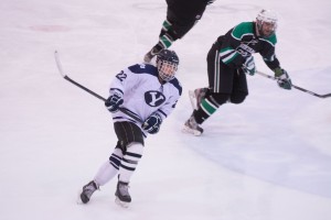 BYU takes the ice against Montana Tech late in the 2015-2016 season
