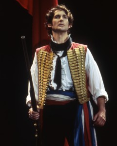 Dallyn Bayles portrays Enjolras in the "Les Miserables" musical. 