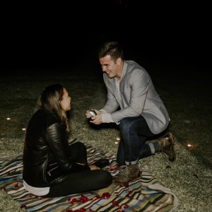 Tanner Mangum proposing to his now fiance Alexa Gray 