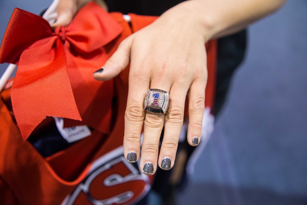Richey's championship ring reminds her of the incredible experience she had at nationals. "I look at the ring, and it means so much,t way more than just a ring," she said.