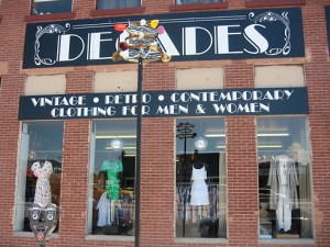 Outside the Decades Vintage Fashion store in Salt Lake City. (Decades) 