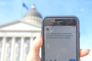 The Utah Legislature is on its way to officially claim to hastags. (Samantha Clark)