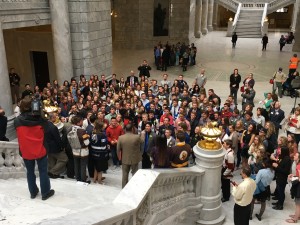 Earlier this month, local high school students rallied together in support of HB333, a bill that failed to pass during the 2016 legislative session. (Kayla Goodson)