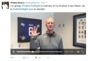 BYU varsity club director Robbie Bosco joins the campaign in memory of his brother-in-law Steve. (Robbie Bosco/Twitter)