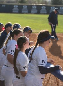 The BYU softball team earlier this season. They are excited to start off their 2017 season with the Puerto Vallarta College Challenge in February. (Universe Archives)