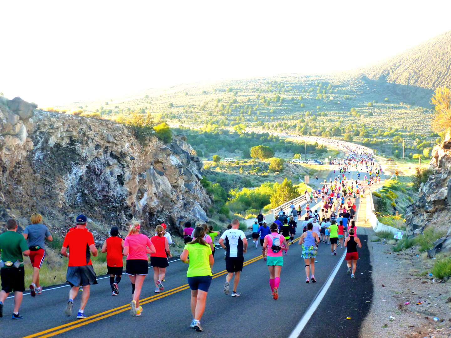 Runners participate in the 2012 St. George Marathon. (Kami Ellsworth)