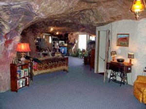 Moab's Hole 'N the Rock house was built in the 1940's by Albert and Gladys Christensen. Today, the house is an attraction for thousands of visitors from all over the world. (theholeintherock.com)