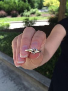 CTR rings are often worn to remind LDS teens and children to "choose the right." (Maddi Driggs)