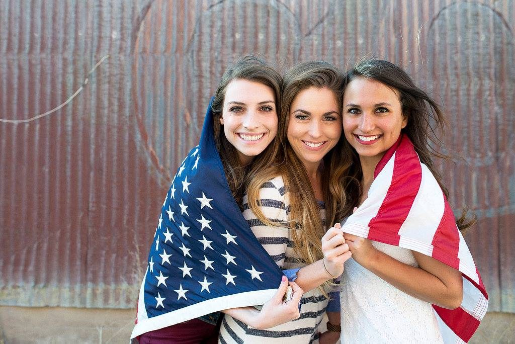The Tribe, a student-run event planning business, hosts its first-ever "Freedom Frenzy" this Friday. (Erik Little) Models: Brooke Woolf (left), Brooke Beetaldo (middle) and Jackie Adams (right.) 