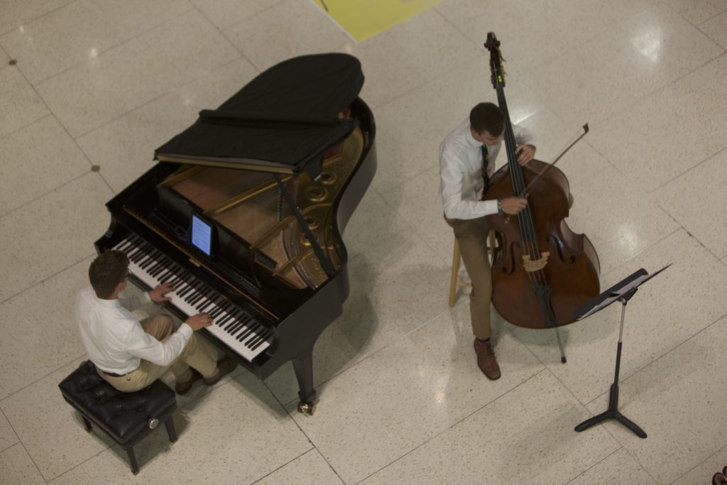 Concerts at noon features instruments ranging from piano and cello to clarinet and euphonium. (Gianluca Cuestas)
