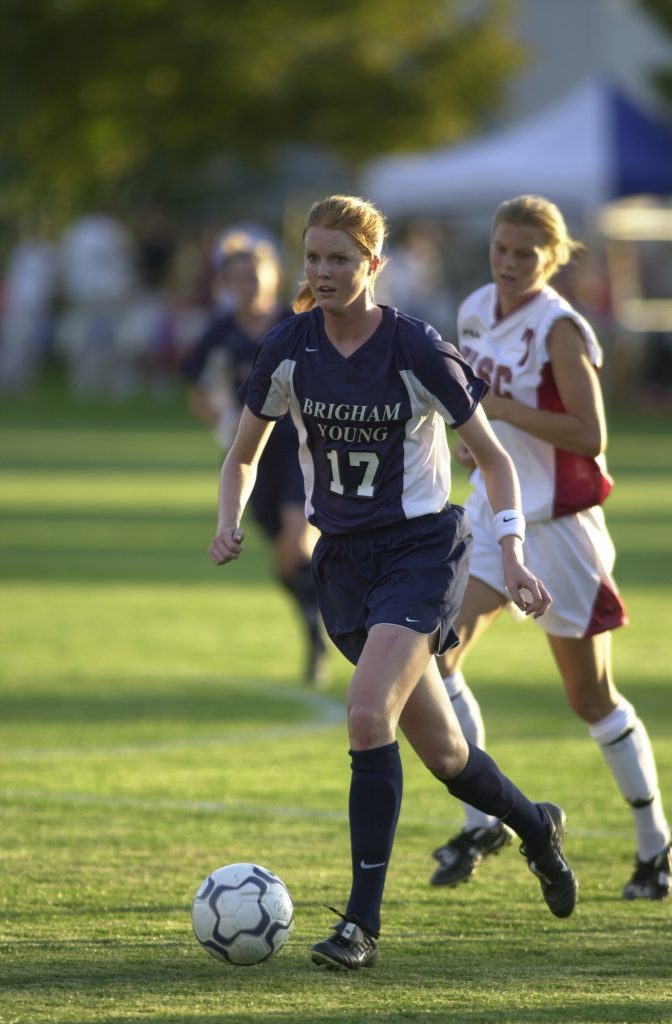 Aleisha Rose during her playing career at BYU. Rose has been an assistant coach for 13 seasons. (BYU Photo)