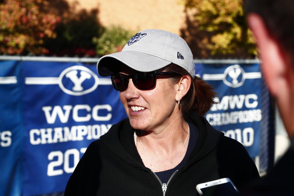 BYU head coach Jennifer Rockwood and her Cougars earned a No. 4 seed in the NCAA tournament. (BYU Photo)