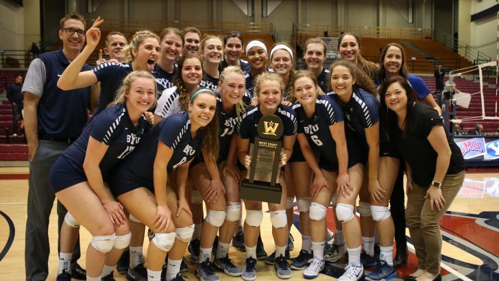 No 10 Byu Womens Volleyball Takes Wcc Title The Daily Universe 8030