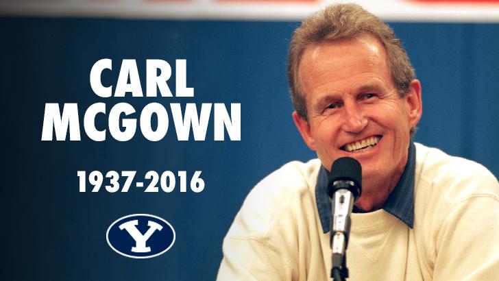 Legendary BYU men's volleyball head coach Carl McGown passed away today at the age of 79. (BYU Photo)