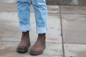 Vintage denim cuts are seen on BYU campus, but aren't as popular as the skinny jean. 