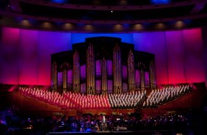 The Mormon Tabernacle Choir performs with James Taylor and the Utah Symphony Orchestra. The Mormon Tabernacle Choir has received praise and criticism for its decision to perform at President-elect Donald Trump's inauguration. (