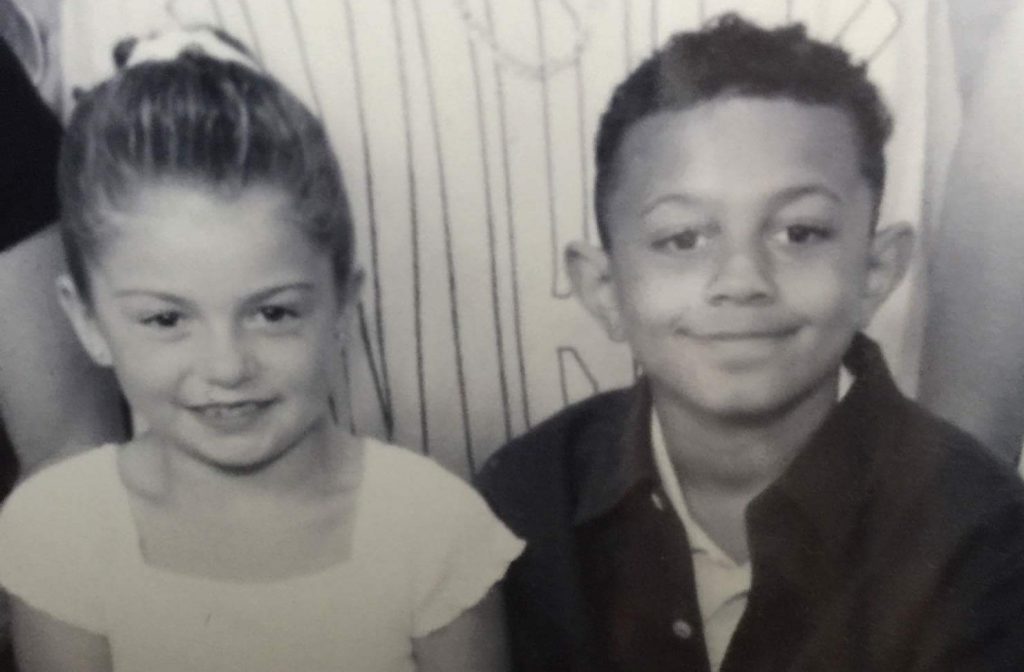 Alexis Williams and Nigel Williams-Goss as children. Both will be on the Marriott Center court on Feb. 2. (Alexis Williams)