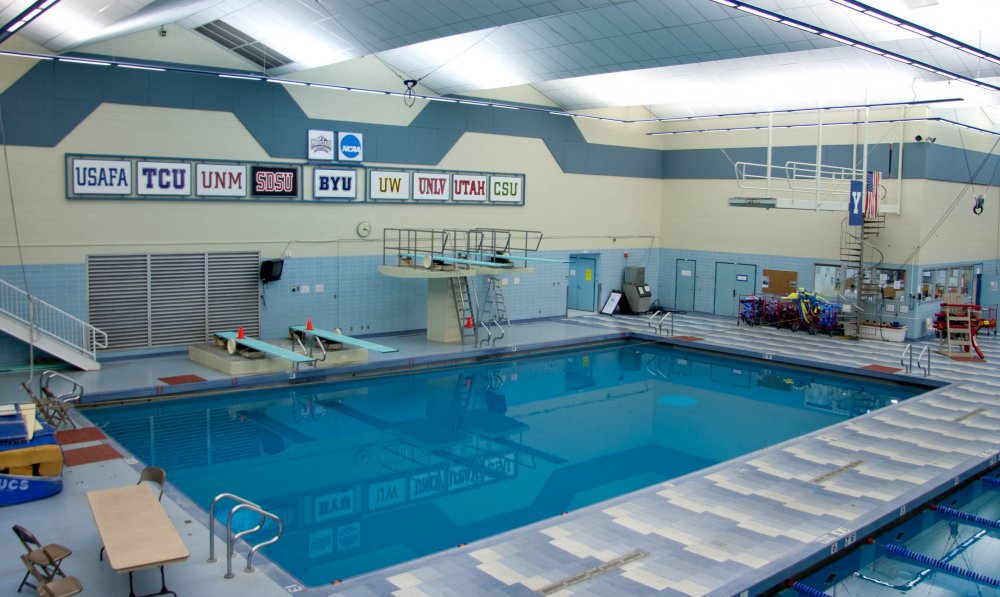 BYU's pool facilities. BYU announced the construction of a new pool that will begin in late March. (BYU)