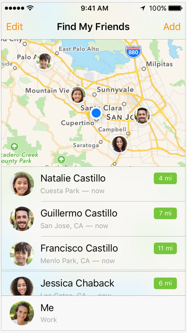 how to find friends location on iphone