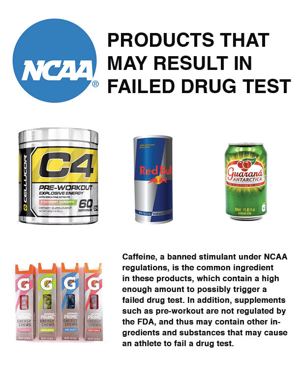 What are NCAA athletes allowed to put in their bodies?