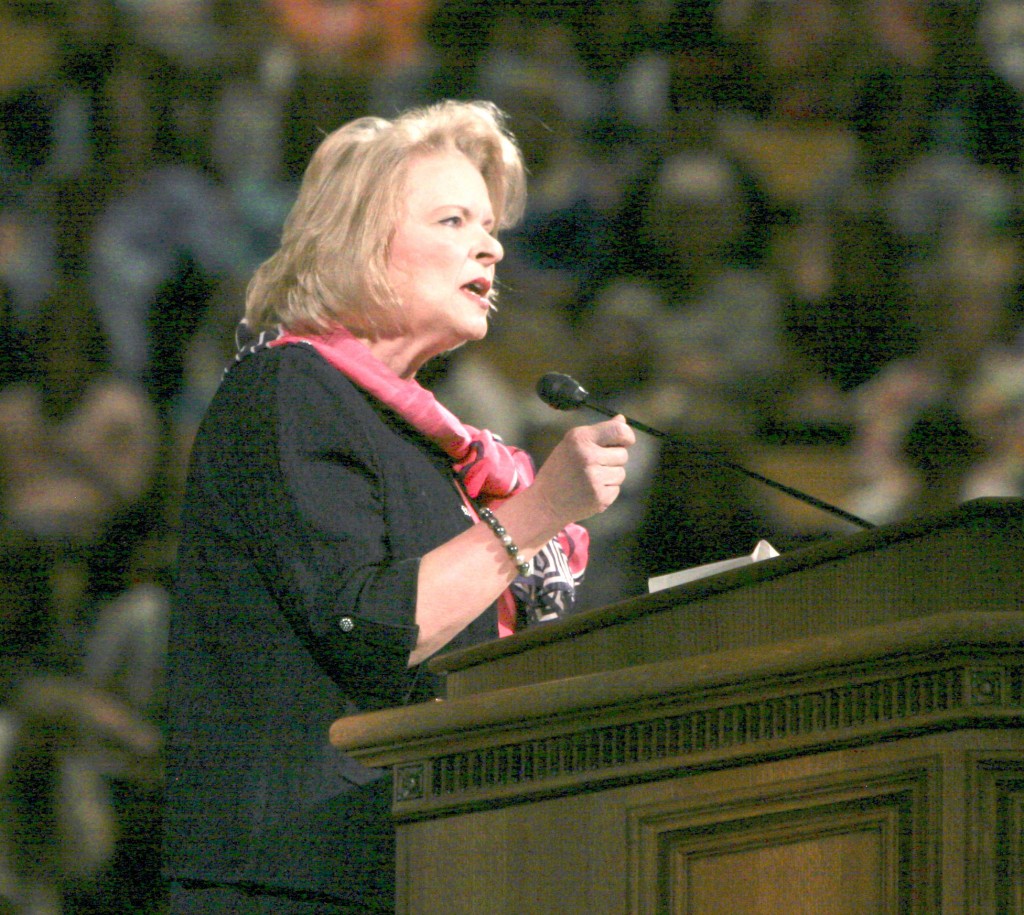 BYU Women's Conference Sheri Dew speaks about the healing power of