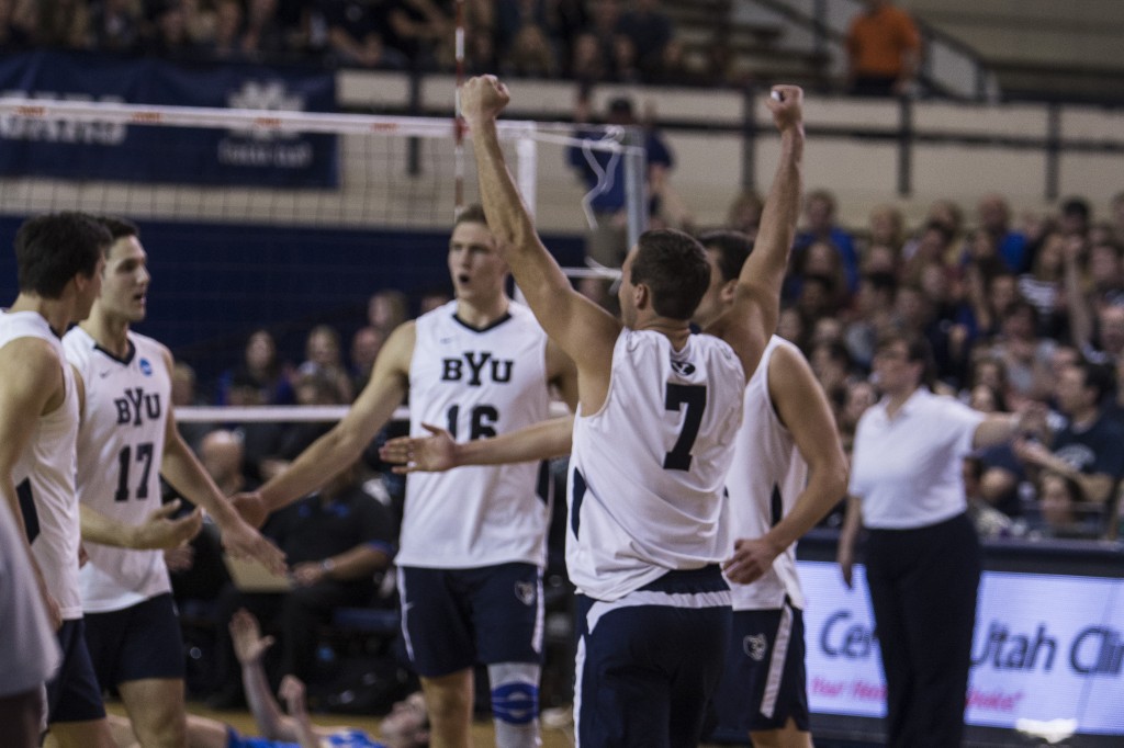 BYU men's volleyball takes second match at UC Santa Barbara, avoids