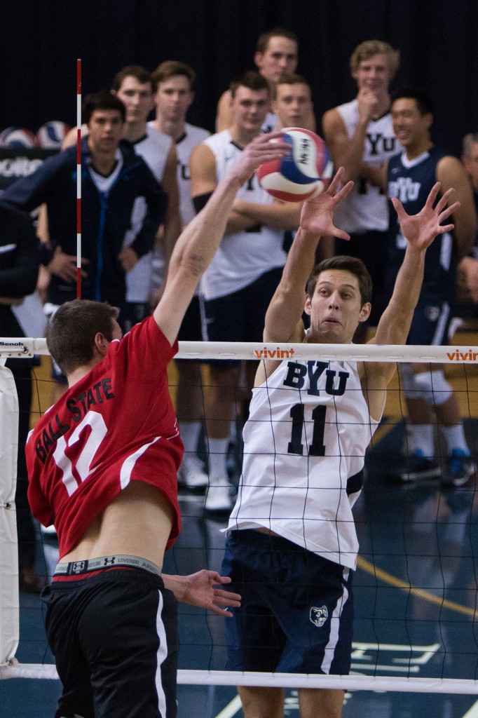 Men's volleyball beats Cal State Northridge - The Daily Universe