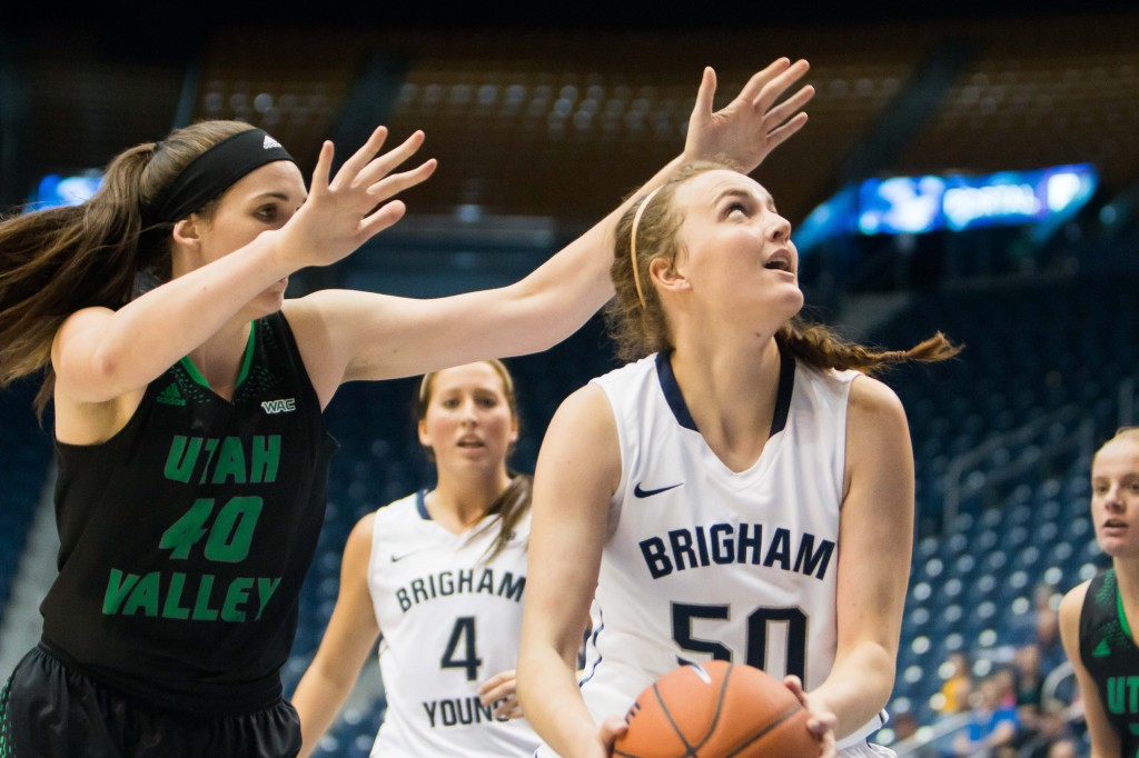 BYU women's basketball team wins first game of season against UVU The