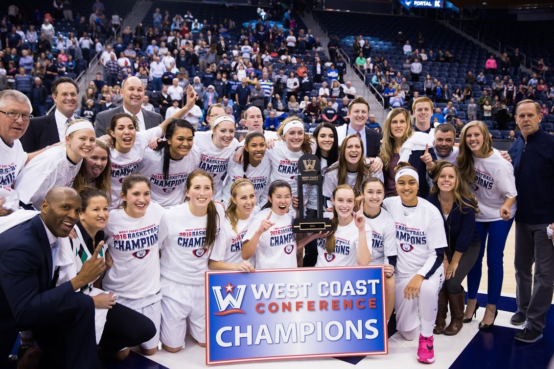 BYU women's basketball wins first WCC regularseason championship The